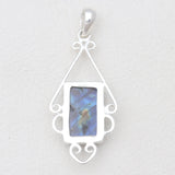 925 Sterling Silver Labradorite Pendants