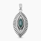 925 Sterling Silver Malachite Pendants