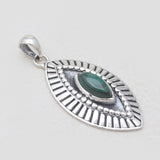 925 Sterling Silver Malachite Pendants