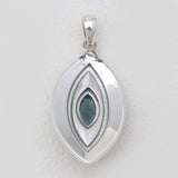 925 Sterling Silver Malachite Pendants