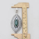 925 Sterling Silver Malachite Pendants