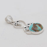 Boulder Turquoise Silver Designer Pendants