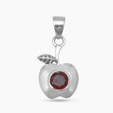 Garnet Silver Pendants