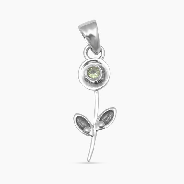 Peridot Silver Pendants