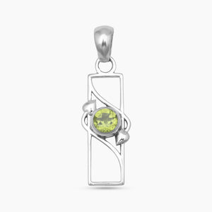 Garnet Silver Pendants