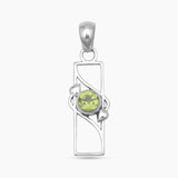 Garnet Silver Pendants