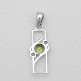 Garnet Silver Pendants
