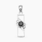 Garnet Silver Pendants