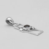 Garnet Silver Pendants