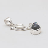 Rainbow moonstone Silver Pendants