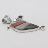 Polychrome Jasper Silver Pendants