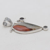 Polychrome Jasper Silver Pendants