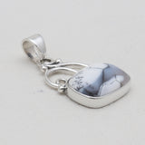 925 Sterling Silver Dendritic Opal Pendants