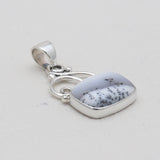 925 Sterling Silver Dendritic Opal Pendants