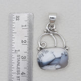 925 Sterling Silver Dendritic Opal Pendants