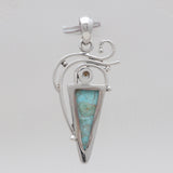 925 Sterling Silver Boulder Turquoise Pendants