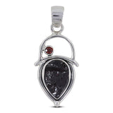 925 Starling Silver Citrine Pendant