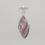 Pink Tourmaline Quartz Silver Pendants