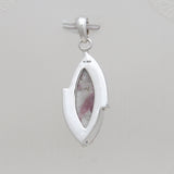 Pink Tourmaline Quartz Silver Pendants