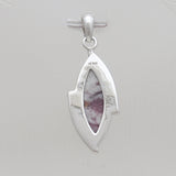 Pink Tourmaline Quartz Silver Pendants