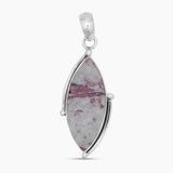 Pink Tourmaline Quartz Silver Pendants
