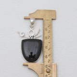 Black Onyx Silver Pendants