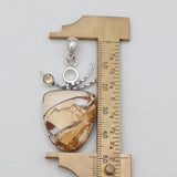 Brecciated Mookaite Silver Pendants