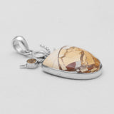 Brecciated Mookaite Silver Pendants