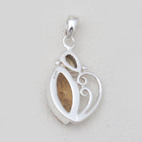 925 Sterling Silver Citrine Pendants
