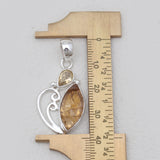925 Sterling Silver Citrine Pendants