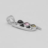 Tourmaline Silver Pendants