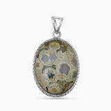 Rainforest Jasper Silver Pendants