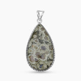 Rainforest Jasper Silver Pendants