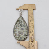 Rainforest Jasper Silver Pendants