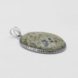 Rainforest Jasper Silver Pendants