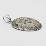 Rainforest Jasper Silver Pendants