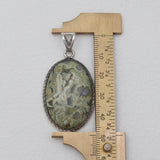 Rainforest Jasper Silver Pendants