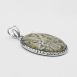 Rainforest Jasper Silver Pendants