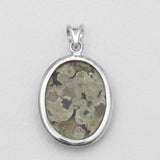 Rainforest Jasper Silver Pendants