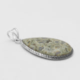 Rainforest Jasper Silver Pendants