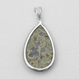 Rainforest Jasper Silver Pendants