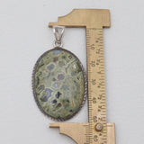 Rainforest Jasper Silver Pendants