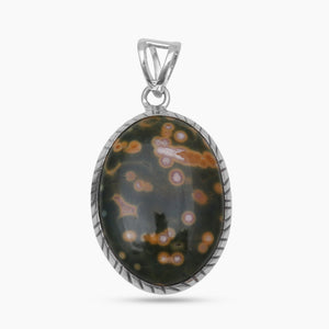 Ocean Jasper Silver Pendants