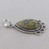 925 Silver Ocean Jasper Pendant