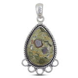 925 Silver Ocean Jasper Pendant