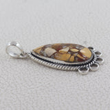 925 Sterling Silver Brecciated Mookaite Pendants