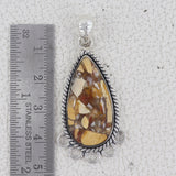 925 Sterling Silver Brecciated Mookaite Pendants