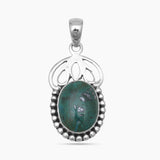 Chrysocolla Silver Pendants