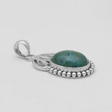 Chrysocolla Silver Pendants