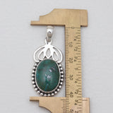 Chrysocolla Silver Pendants